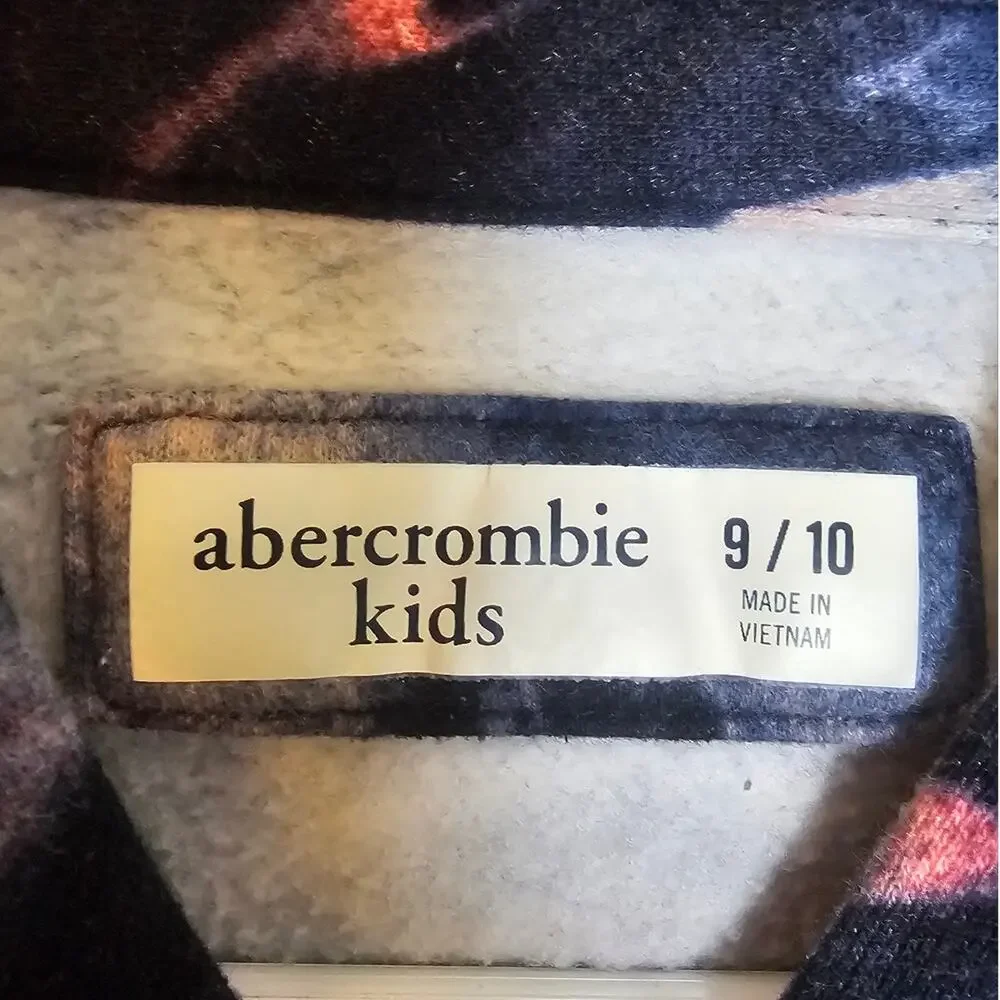 Abercrombie & Fitch Kids Purple & Blue Tie Dye Hoodie